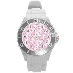 Background 1659228 1920 Round Plastic Sport Watch (L) Front