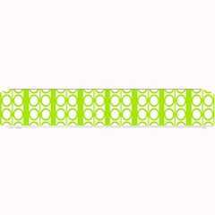 Circle Stripes Lime Green Modern Pattern Design Small Bar Mats by BrightVibesDesign