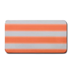 Bold Stripes Orange Pattern Medium Bar Mats by BrightVibesDesign