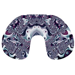 Pattern Fractal Art Artwork Design Travel Neck Pillows by Simbadda