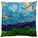 A Very Very Starry Night Large Cushion Case (One Side)