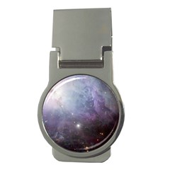 Orion Nebula Pastel Violet Purple Turquoise Blue Star Formation  Money Clips (round)  by genx