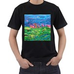 Our Town My Town Men s T-Shirt (Black)