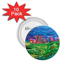 Our Town My Town 1.75  Buttons (10 pack)