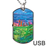 Our Town My Town Dog Tag USB Flash (Two Sides)