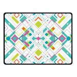 Graphic Design Geometry Shape Pattern Geometric Fleece Blanket (Small) 50 x40  Blanket Front