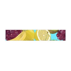 Fruit Picture Drawing Illustration Flano Scarf (mini) by Wegoenart