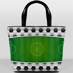 Background Sports Soccer Football Bucket Bag by Wegoenart