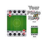 Background Sports Soccer Football Playing Cards 54 (Mini) Front - DiamondK