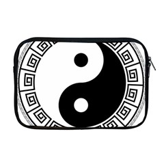 Yin Yang Eastern Asian Philosophy Apple Macbook Pro 17  Zipper Case by Pakrebo