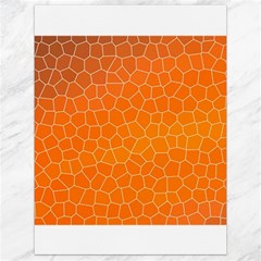 Orange Mosaic Structure Background Canvas 18  X 24  by Pakrebo