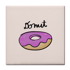 Donuts Sweet Food Tile Coasters by Mariart