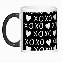 Xo Valentines Day Pattern Morph Mugs by Valentinaart