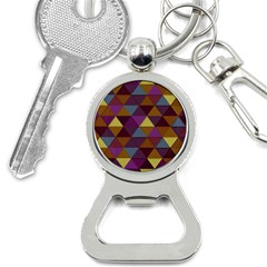 Fall Geometric Pattern Bottle Opener Key Chains by snowwhitegirl