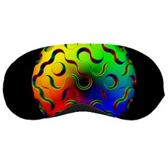 Ball Sphere Digital Art Fractals Sleeping Masks by Pakrebo