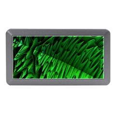 Fractal Rendering Background Green Memory Card Reader (mini) by Pakrebo