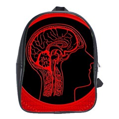 Artificial Intelligence Brain Think School Bag (xl) by Sudhe