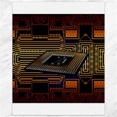 Processor Cpu Board Circuits Canvas 11  X 14  by Sudhe