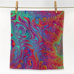 Fractal Bright Fantasy Design Face Towel by Sudhe