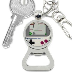 Game Boy White Bottle Opener Key Chains by Sudhe