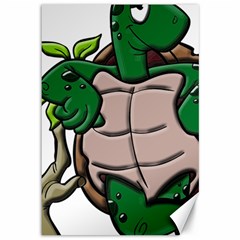 Amphibian Animal Cartoon Reptile Canvas 12  X 18  by Sudhe