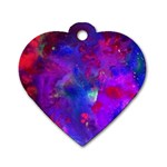 Galaxy Now Dog Tag Heart (One Side)