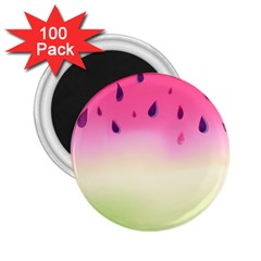 Watermelon Pastel Gradient Pink Watermelon Pastel Gradient 2 25  Magnets (100 Pack)  by genx