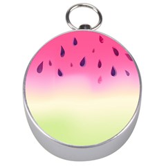 Watermelon Pastel Gradient Pink Watermelon Pastel Gradient Silver Compasses by genx