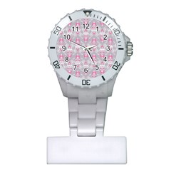 Seamless Pattern Background Plastic Nurses Watch