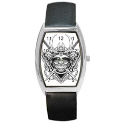 Drawing Samurai Tattoo Sketch Japanese Samurai Barrel Style Metal Watch by Sudhe