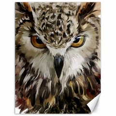 Vector Hand Painted Owl Canvas 18  X 24  by Sudhe