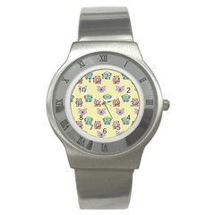 Animals Pastel Children Colorful Stainless Steel Watch