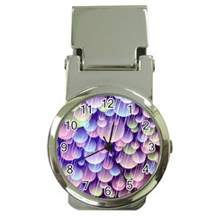 Abstract Background Circle Bubbles Space Money Clip Watches