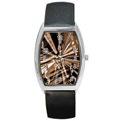 Music Clef Tones Barrel Style Metal Watch