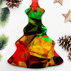 Color Abstract Polygon Ornament (christmas Tree)  by HermanTelo