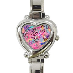 Illustration Reason Leaves Heart Italian Charm Watch