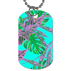 Painting Oil Leaves Nature Reason Dog Tag (two Sides)