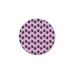 Girl Face Lilac Golf Ball Marker by snowwhitegirl