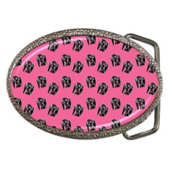 Girl Face Pink Belt Buckles