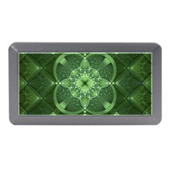 Fractal Green St Patrick S Day Memory Card Reader (mini) by Pakrebo