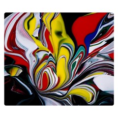 Abstract Colorful Illusion Double Sided Flano Blanket (small)  by Pakrebo