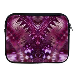 Pink Fractal Lace Apple Ipad 2/3/4 Zipper Cases by KirstenStar