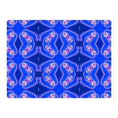 Seamless Fractal Blue Wallpaper Double Sided Flano Blanket (mini)  by Pakrebo