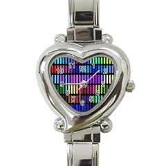 Resolve Art Pattern Heart Italian Charm Watch