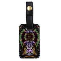 Digital Art Fractal Artwork Luggage Tag (one Side) by Pakrebo