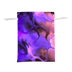 Fractal Flower Lightweight Drawstring Pouch (m)