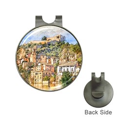 Architecture Town Travel Water Hat Clips With Golf Markers by Simbadda