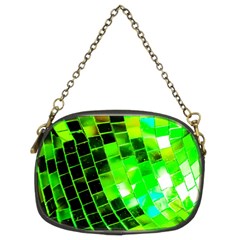 Green Disco Ball Chain Purse (two Sides) by essentialimage