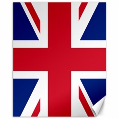 Uk Flag Union Jack Canvas 11  X 14  by FlagGallery