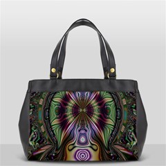 Digital Art Fractal Artwork Oversize Office Handbag (2 Sides) by Wegoenart